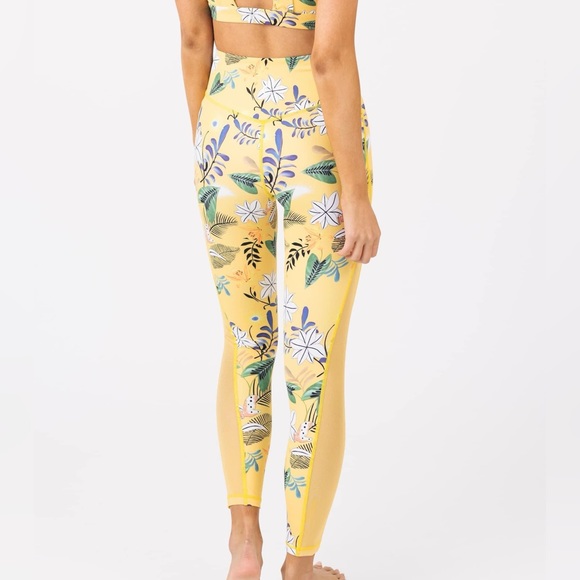 Floral Reflective Light n Tight Hi-Rise 7/8 24” RC (8-10) ZYIA NWT 1291 - Picture 3 of 15